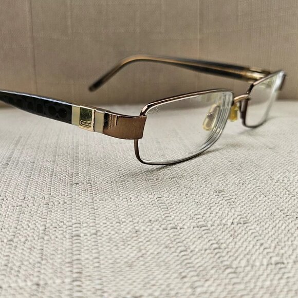 Coach New York Women Glasses Frame Bronze Tone Eyeglasses 52[]16 135 - Picture 1 of 11